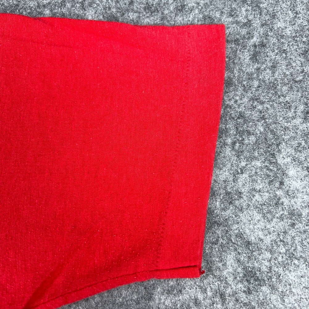 VTG PUMA Shirt Mens Medium Red Sportswear Logo Single Stitch 80s Tee USA‎ Made - Picture 5 of 10